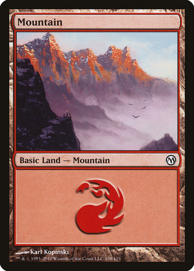 Mountain (108) [Duels of the Planeswalkers] | Good Games Adelaide SA