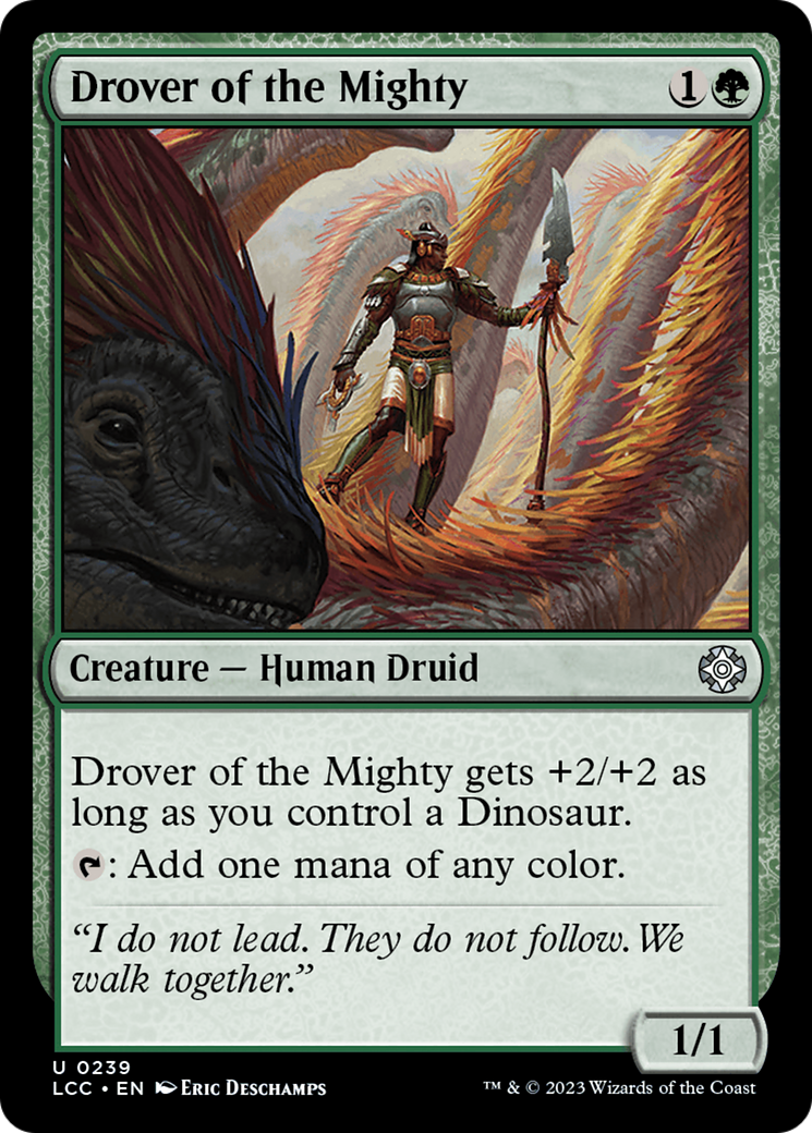 Drover of the Mighty [The Lost Caverns of Ixalan Commander] | Good Games Adelaide SA