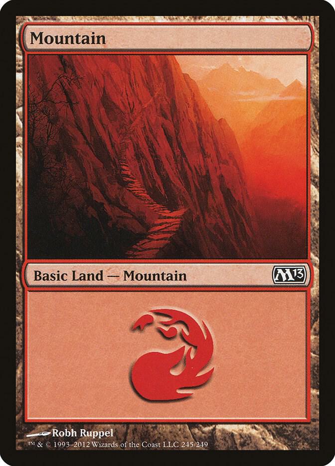 Mountain 245 245 (Magic 2013 (M13))  - Foil | Good Games Adelaide SA