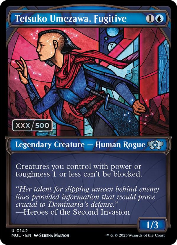 Tetsuko Umezawa, Fugitive Serialized 142 (March of the Machine: Multiverse Legends)  - Double Rainbow Foil | Good Games Adelaide SA