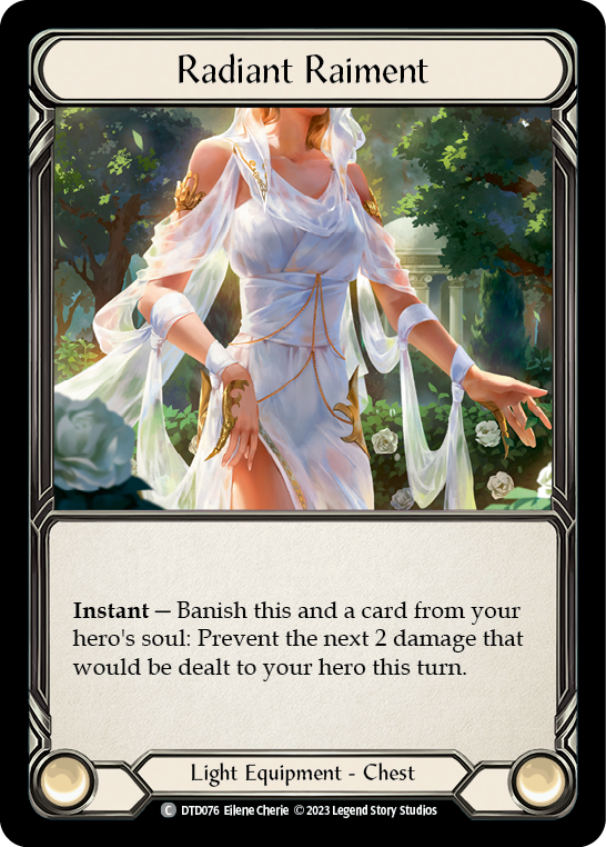 Radiant Raiment [DTD076] (Dusk Till Dawn)  Cold Foil | Good Games Adelaide SA