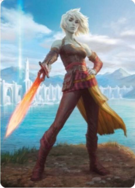 Nahiri Heir of the Ancients Art Card 3 81 3 (Art Series: Zendikar Rising)  | Good Games Adelaide SA