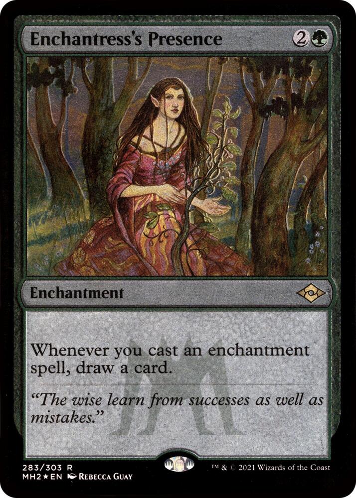 Enchantresss Presence Foil Etched 283 (Modern Horizons 2)  - Foil | Good Games Adelaide SA