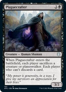Plaguecrafter 107 (Commander: Adventures in the Forgotten Realms)  | Good Games Adelaide SA