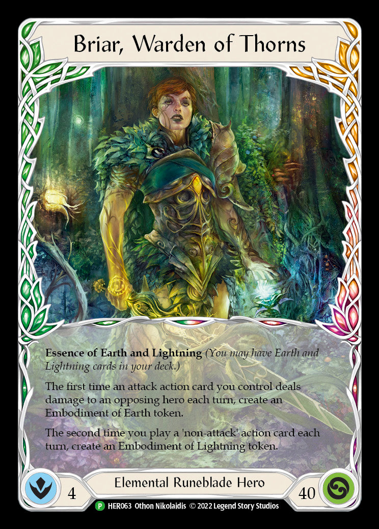 Briar, Warden of Thorns [HER063] (Promo)  Cold Foil | Good Games Adelaide SA