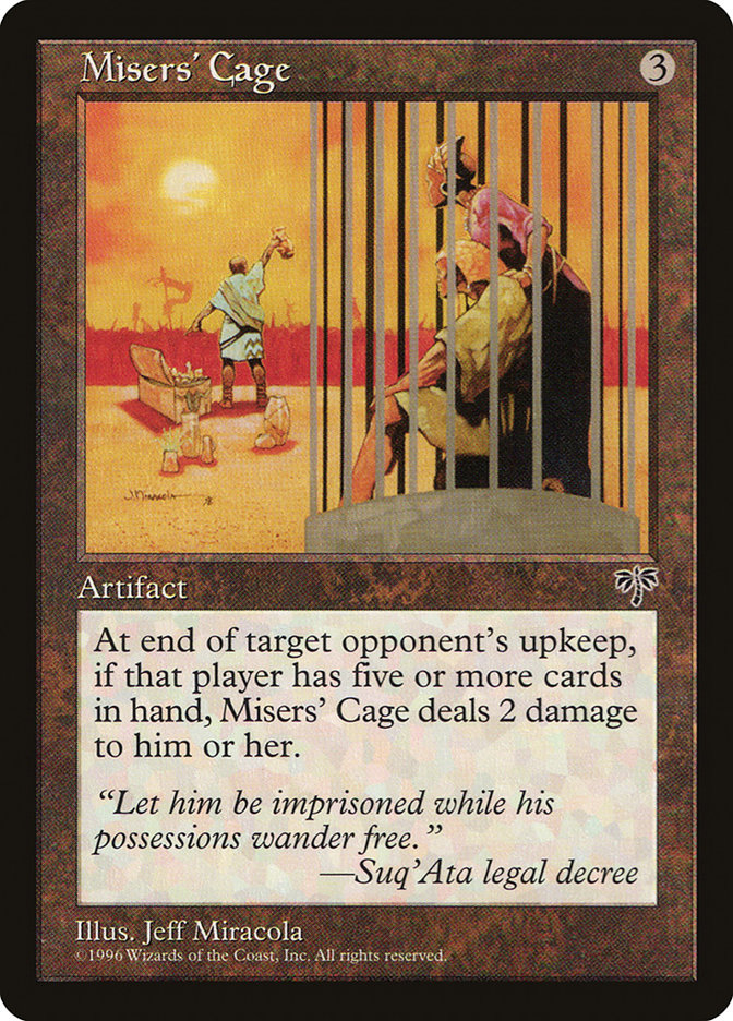 Misers' Cage  (Mirage)  | Good Games Adelaide SA