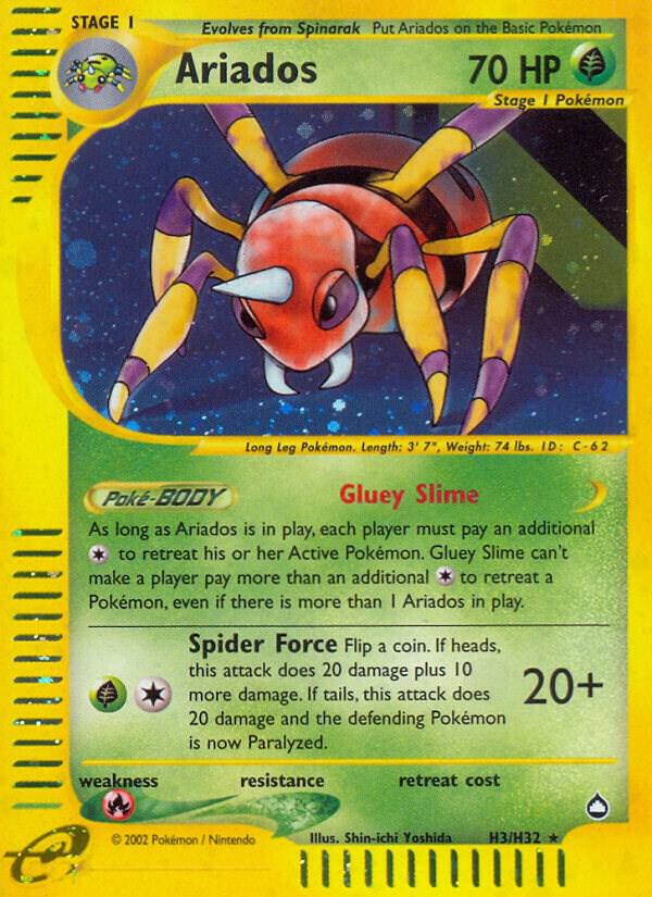 Ariados H3 H03/H32 (Aquapolis)  - Holofoil | Good Games Adelaide SA