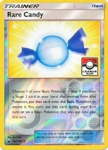 Rare Candy 142 168 League Cup 142/168 (League & Championship Cards)  - Reverse Holofoil | Good Games Adelaide SA