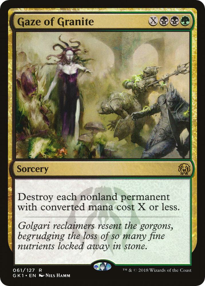 Gaze of Granite 61 (Guilds of Ravnica: Guild Kits)  | Good Games Adelaide SA