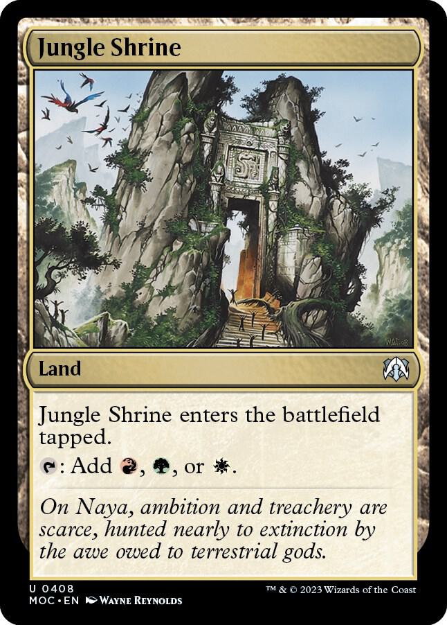 Jungle Shrine 408 (Commander: March of the Machine)  | Good Games Adelaide SA