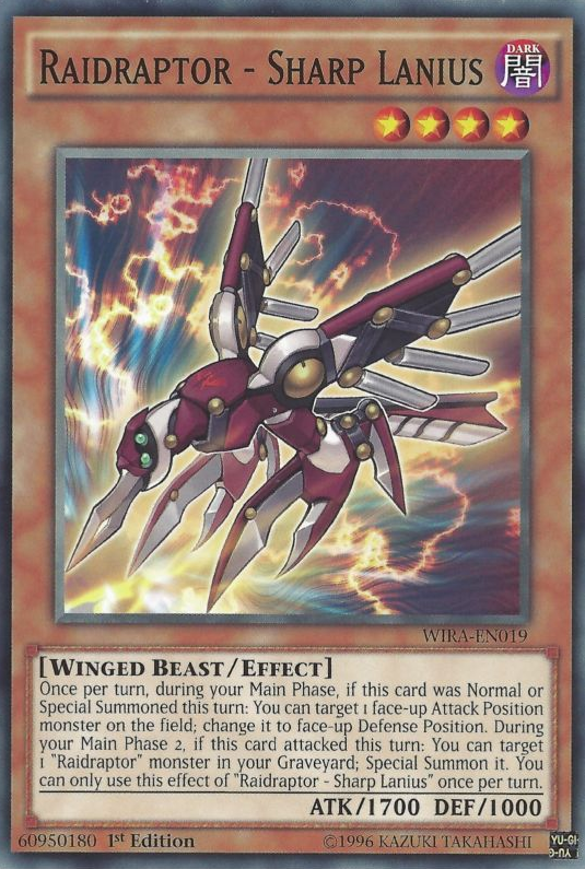 Raidraptor - Sharp Lanius [WIRA-EN019] Common | Good Games Adelaide SA