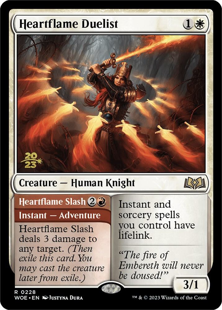 Heartflame Duelist 228 (Prerelease Cards)  - Foil | Good Games Adelaide SA