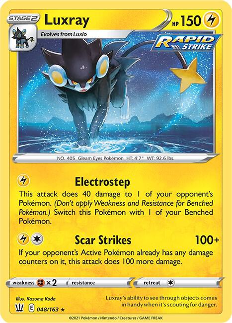 Luxray 048/163 (SWSH05: Battle Styles)  - Holofoil | Good Games Adelaide SA