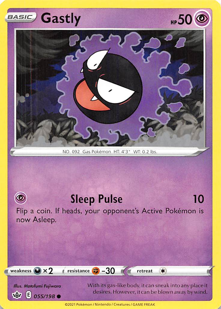 Gastly (055/198) [Sword & Shield: Chilling Reign] | Good Games Adelaide SA