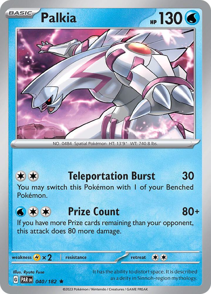 Palkia 040/182 (SV04: Paradox Rift)  - Reverse Holofoil | Good Games Adelaide SA