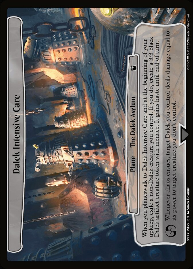 Dalek Intensive Care 577 (Planechase: Universes Beyond: Doctor Who)  | Good Games Adelaide SA