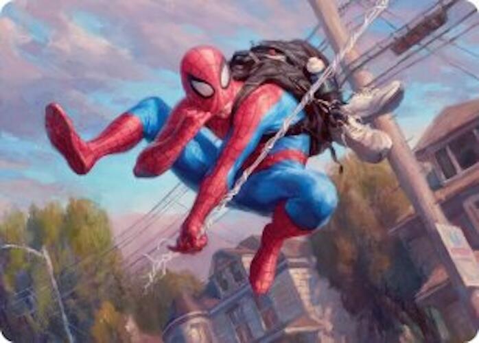 Spider Man Web Slinger Art Card 4 (Art Series: Marvel's Spider-Man)  | Good Games Adelaide SA