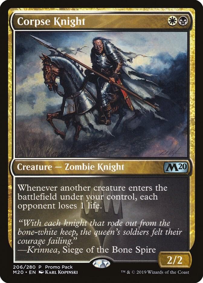 Corpse Knight 206 (Promo Pack: Core Set 2020)  - Foil | Good Games Adelaide SA