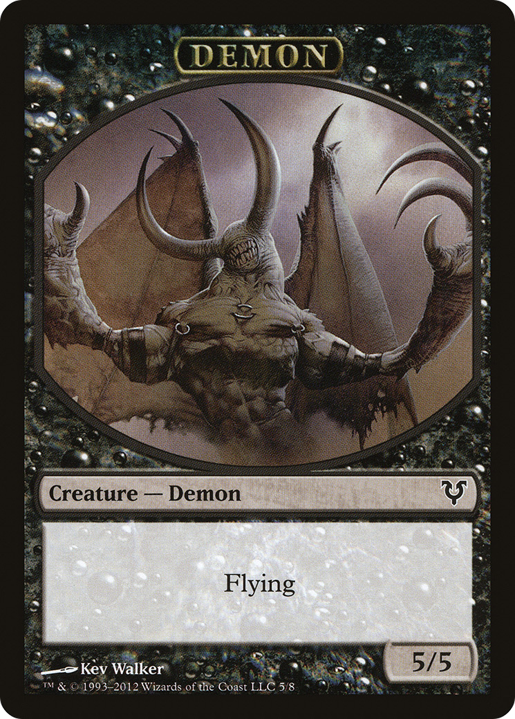 Angel // Demon Double-Sided Token [Avacyn Restored Tokens] | Good Games Adelaide SA