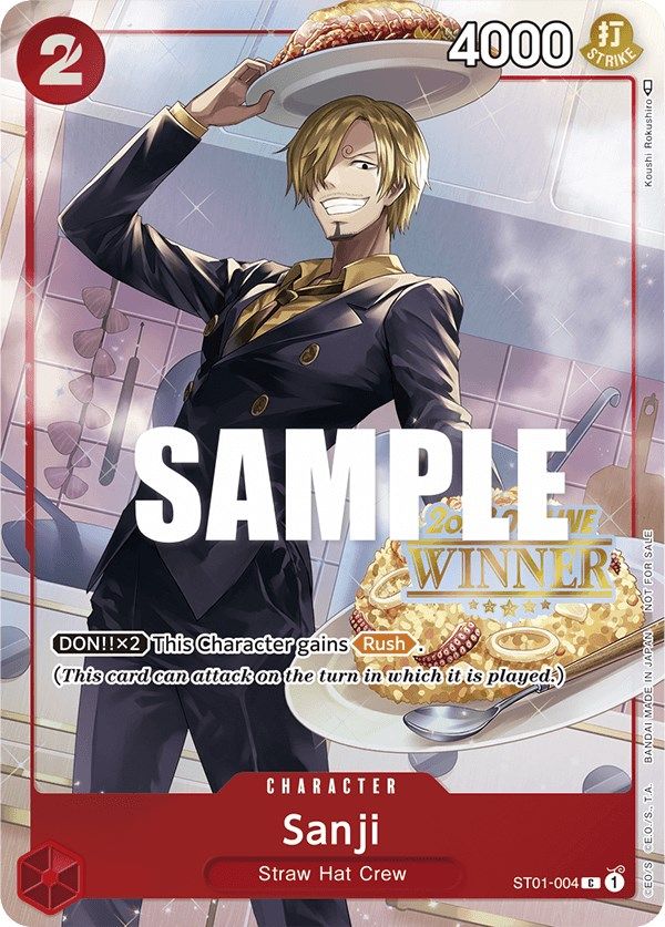 Sanji (Offline Regional 2023) [Winner] [One Piece Promotion Cards] | Good Games Adelaide SA