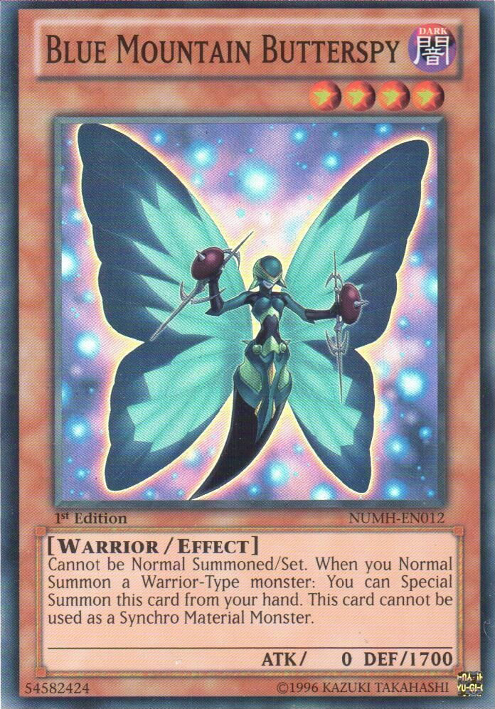 Blue Mountain Butterspy [NUMH-EN012] Super Rare | Good Games Adelaide SA