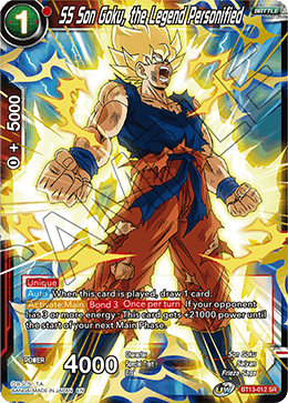 SS Son Goku, the Legend Personified (Super Rare) [BT13-012] | Good Games Adelaide SA