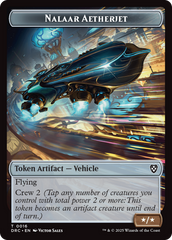 Golem (0013) // Nalaar Aetherjet Double-Sided Token [Aetherdrift Tokens] | Good Games Adelaide SA