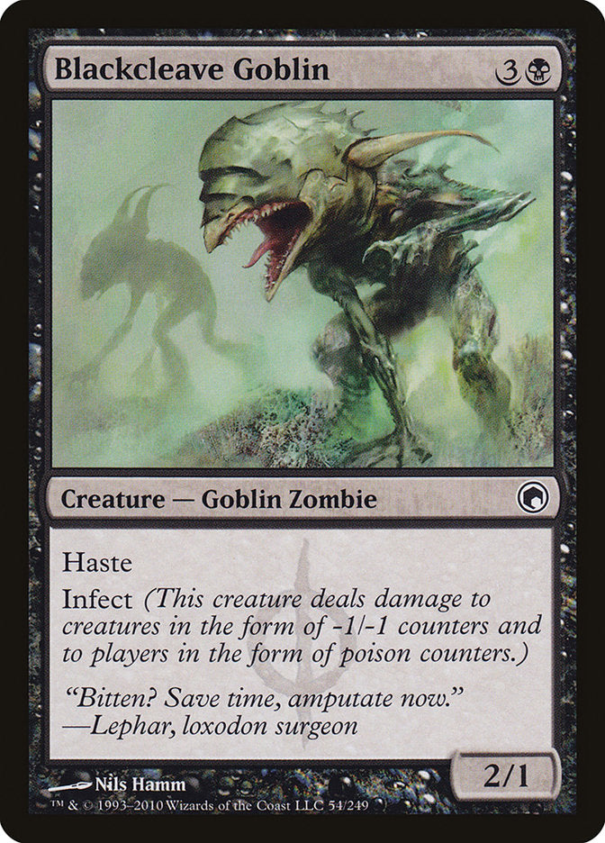 Blackcleave Goblin [Scars of Mirrodin] | Good Games Adelaide SA