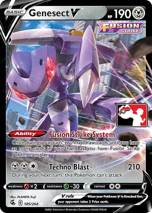 Genesect V Series 2 185/264 (Prize Pack Series Cards)  - Holofoil | Good Games Adelaide SA