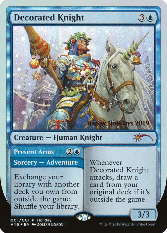 Decorated Knight // Present Arms 1 (Special Occasion)  - Foil | Good Games Adelaide SA