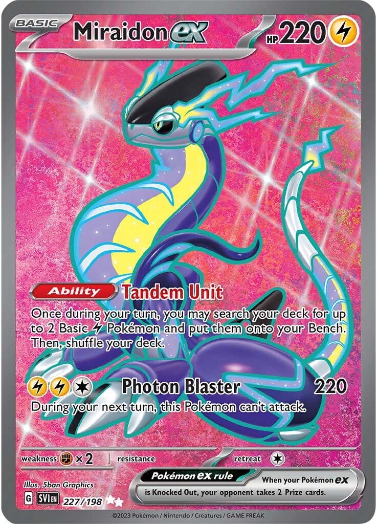 Miraidon ex (227/198) [Scarlet & Violet: Base Set] | Good Games Adelaide SA