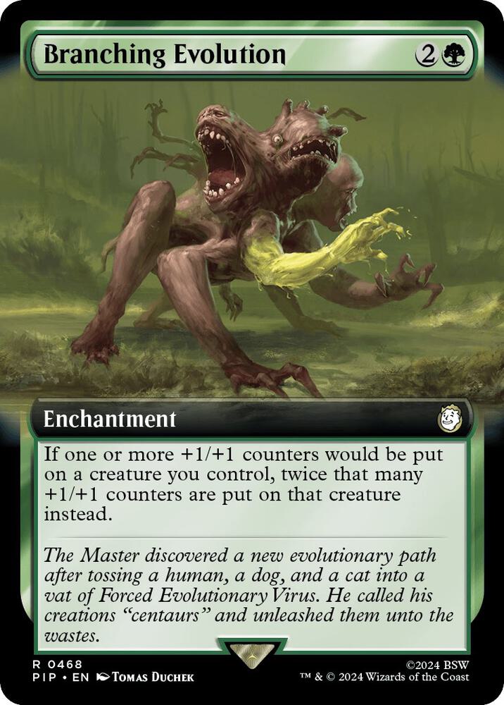 Branching Evolution Extended Art 468 (Universes Beyond: Fallout)  | Good Games Adelaide SA