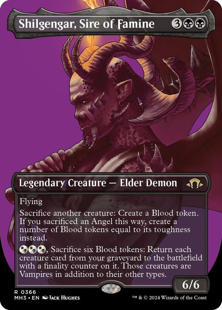 Shilgengar, Sire of Famine 366/319 (Modern Horizons 3)  - Borderless | Good Games Adelaide SA
