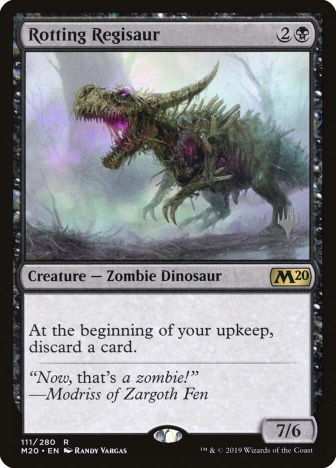 Rotting Regisaur 111 (Promo Pack: Core Set 2020)  - Foil | Good Games Adelaide SA
