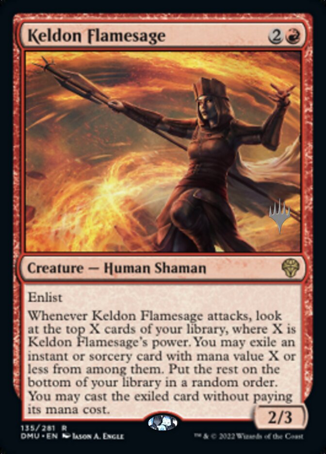 Keldon Flamesage (Promo Pack) [Dominaria United Promos] | Good Games Adelaide SA