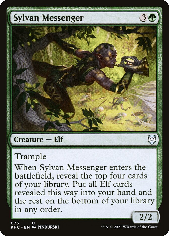 Sylvan Messenger 75 (Commander: Kaldheim)  | Good Games Adelaide SA