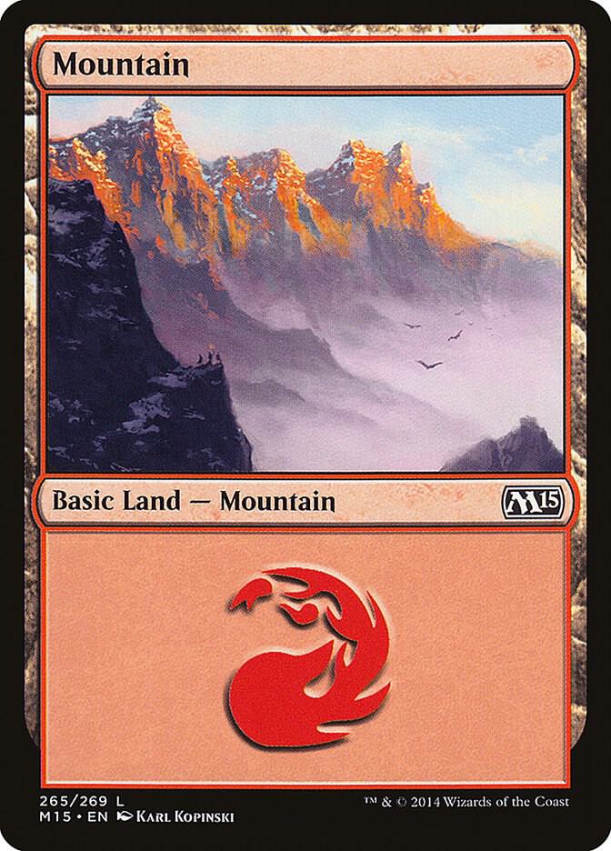 Mountain 265 (Magic 2015 (M15))  - Foil | Good Games Adelaide SA