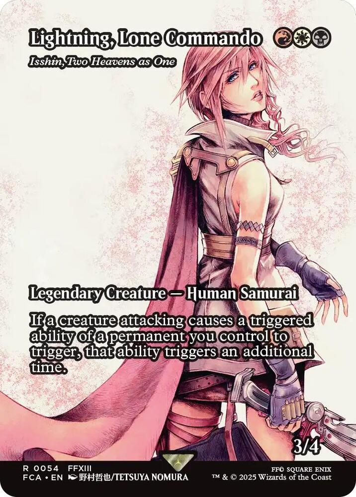 Lightning Lone Commando Isshin Two Heavens as One  54 (FINAL FANTASY: Through the Ages)  | Good Games Adelaide SA