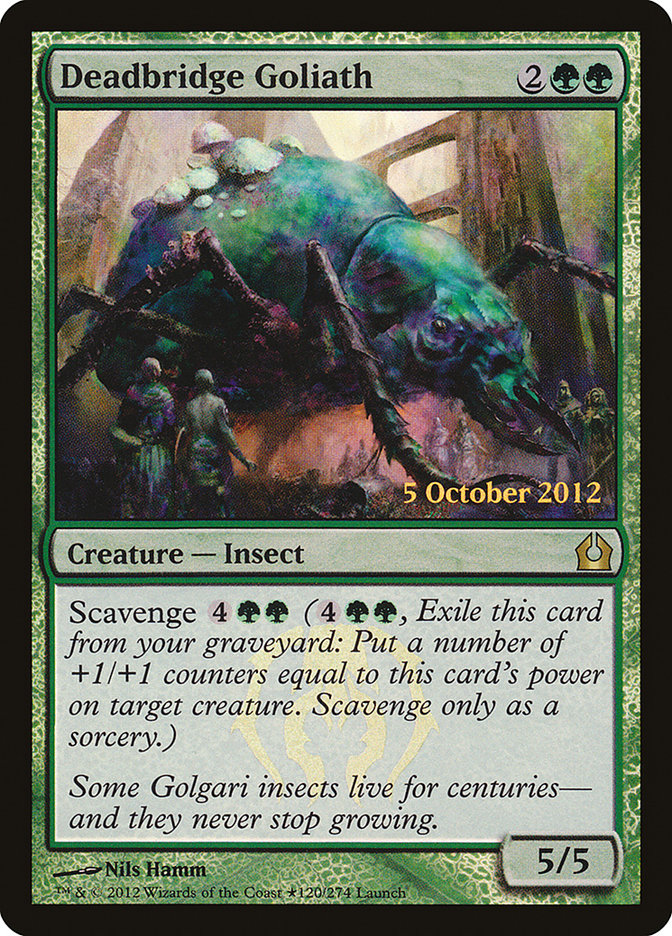 Deadbridge Goliath [Return to Ravnica Promos] | Good Games Adelaide SA