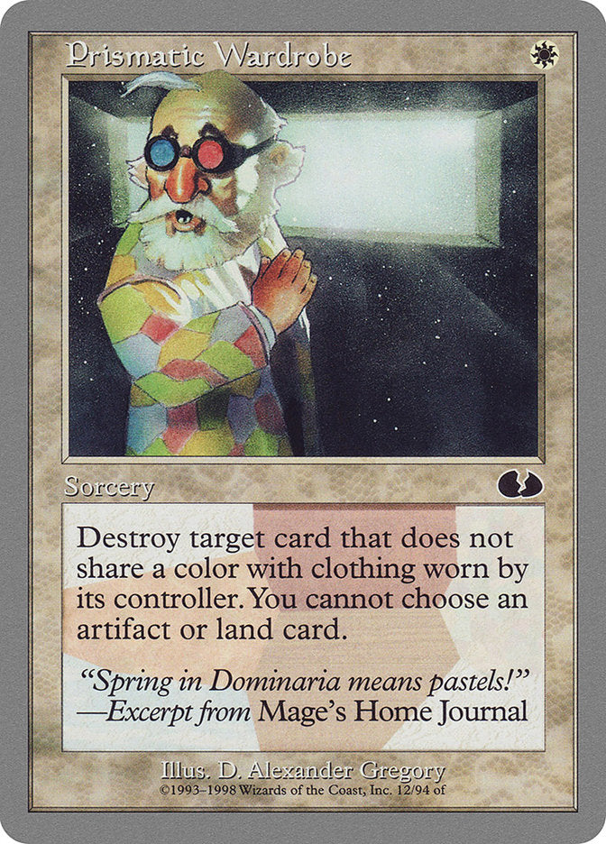 Prismatic Wardrobe 12 (Unglued)  | Good Games Adelaide SA