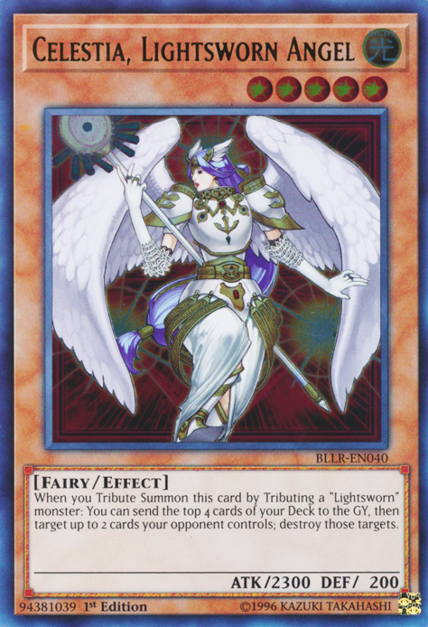 Celestia, Lightsworn Angel [BLLR-EN040] Ultra Rare | Good Games Adelaide SA