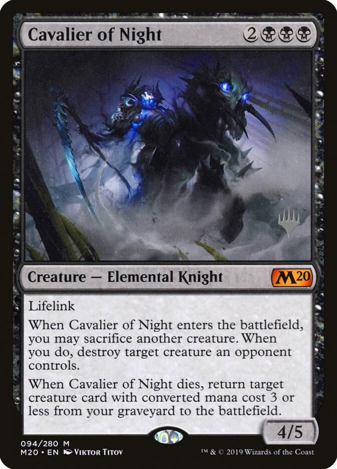Cavalier of Night 94 (Promo Pack: Core Set 2020)  | Good Games Adelaide SA