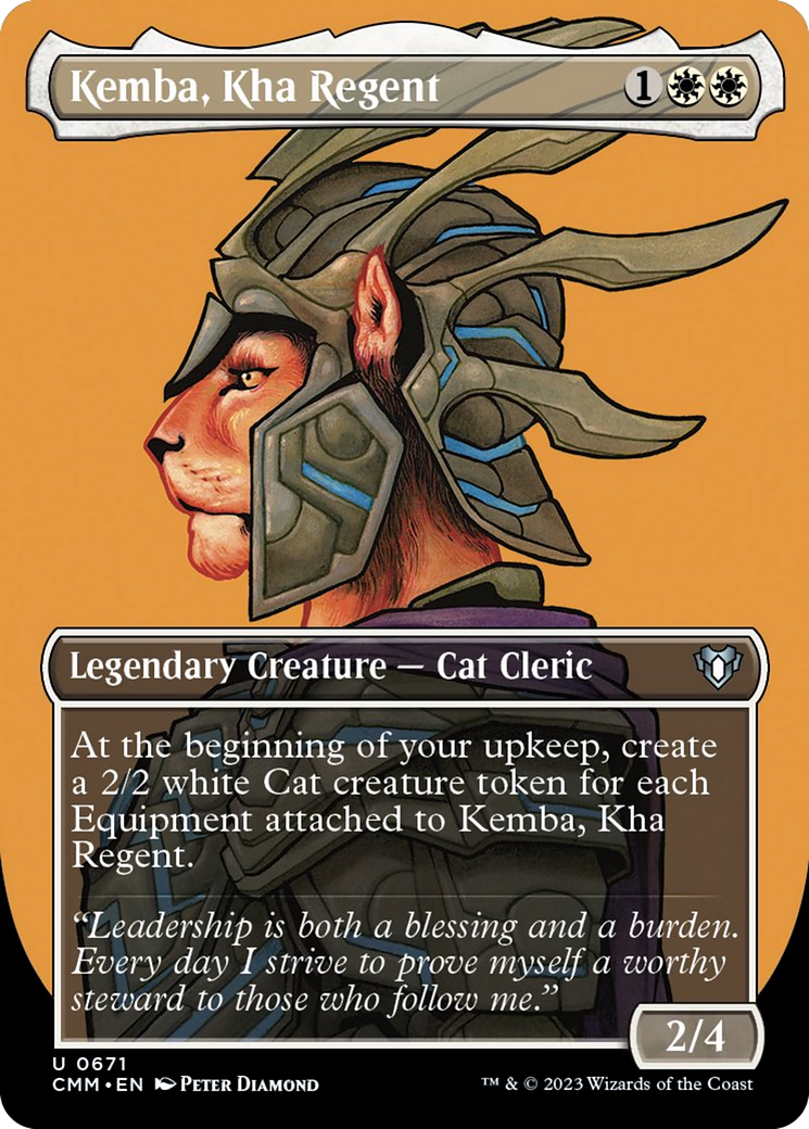 Kemba, Kha Regent (Borderless Profile) [Commander Masters] | Good Games Adelaide SA