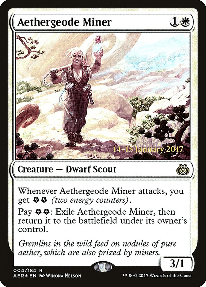 Aethergeode Miner [Aether Revolt Promos] | Good Games Adelaide SA