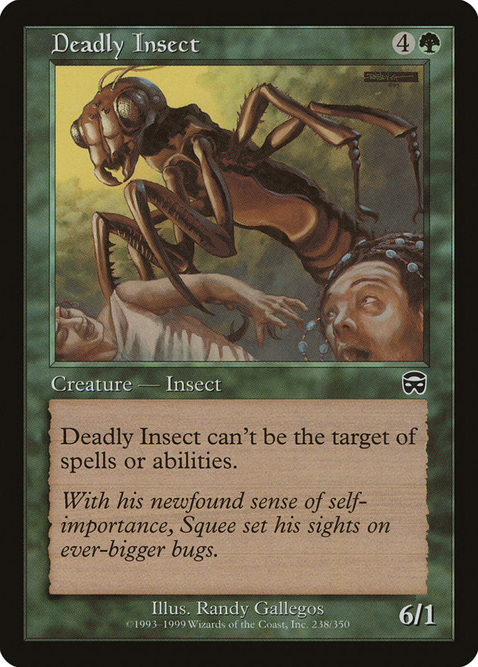 Deadly Insect 238 (Mercadian Masques)  - Foil | Good Games Adelaide SA