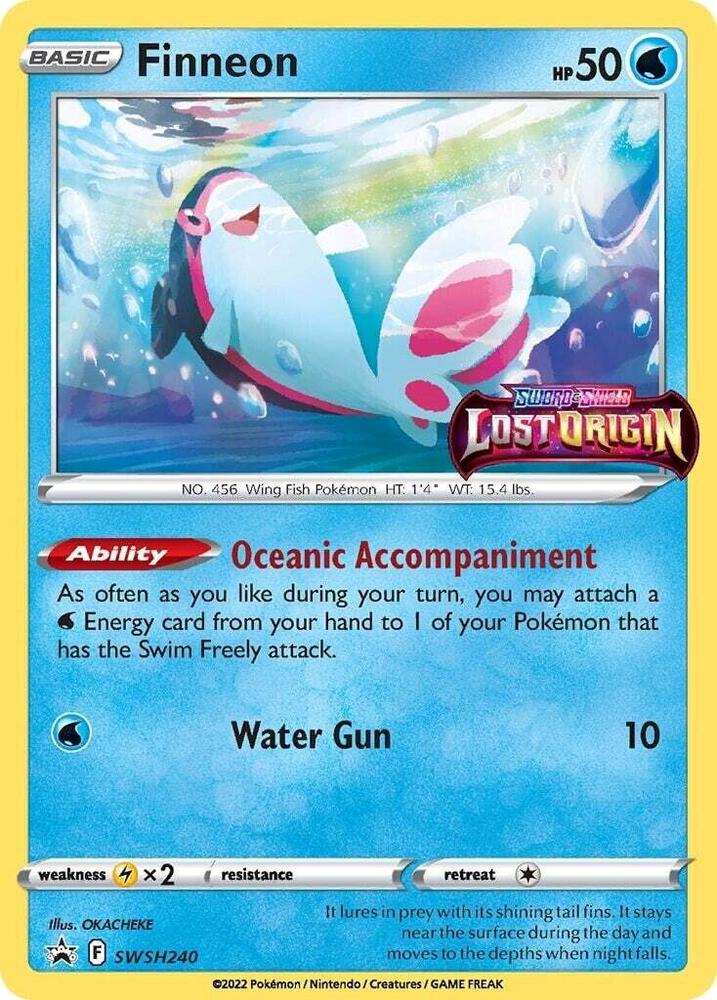 Finneon Prerelease SWSH240 (SWSH: Sword & Shield Promo Cards)  - Holofoil | Good Games Adelaide SA