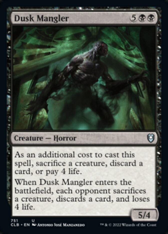 Dusk Mangler [Commander Legends: Battle for Baldur's Gate] | Good Games Adelaide SA