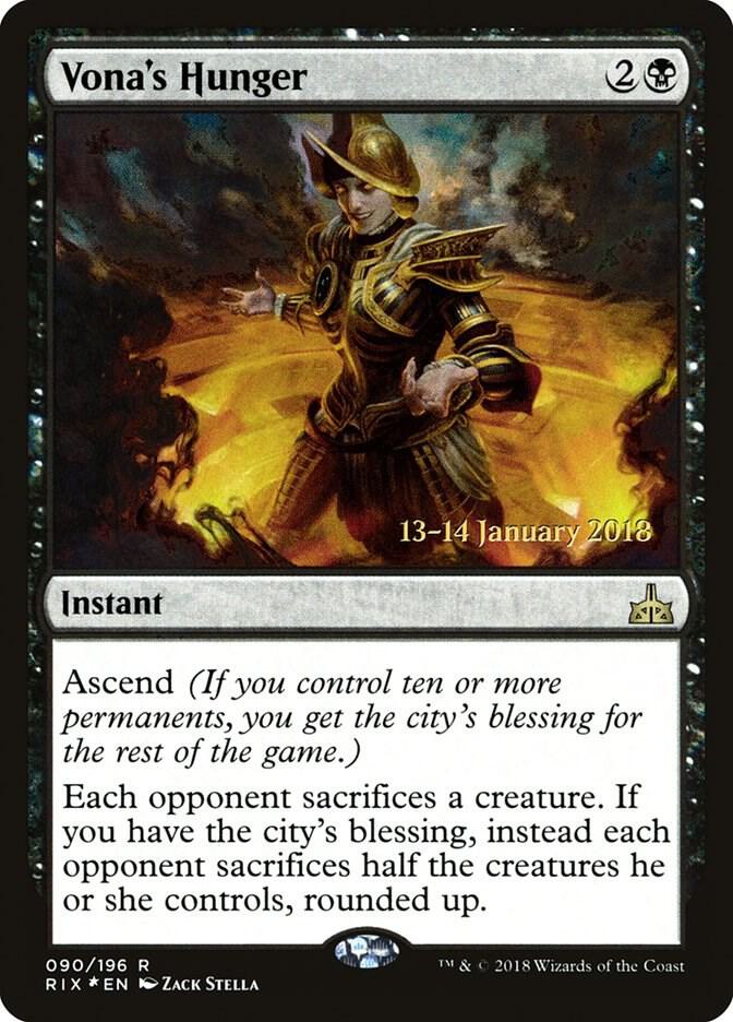 Vonas Hunger 90 (Prerelease Cards)  - Foil | Good Games Adelaide SA