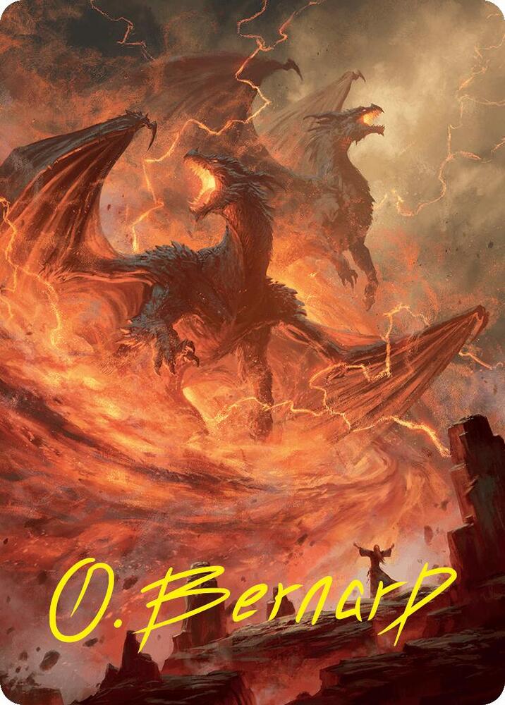 Rite of the Dragoncaller Art Card 38 54 Gold Stamped Signature 38 (Art Series: Foundations)  | Good Games Adelaide SA