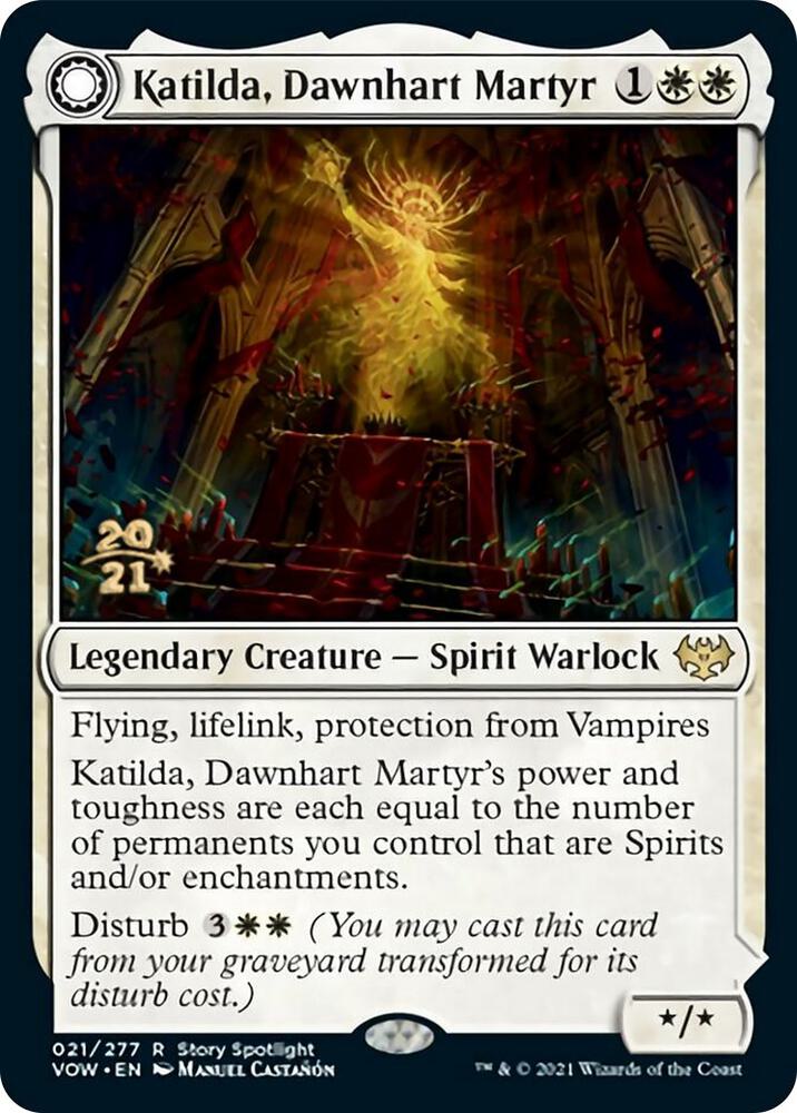 Katilda Dawnhart Martyr 21 (Prerelease Cards)  - Foil | Good Games Adelaide SA